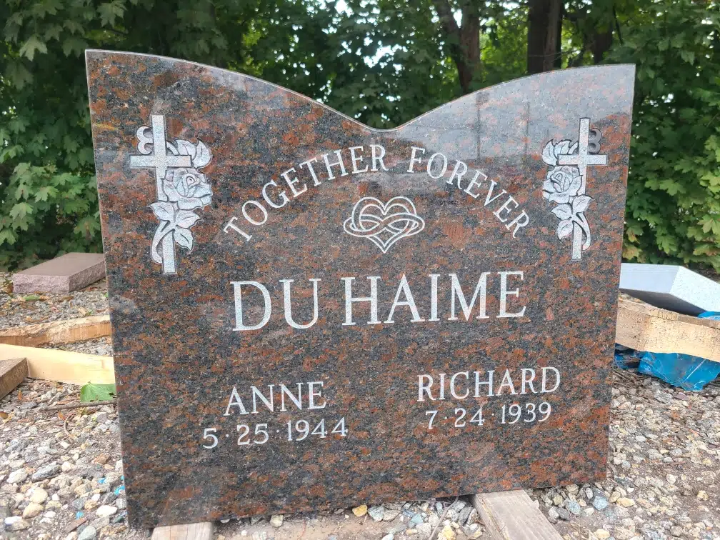 granite Headstone Engraving / Etching hand-carved by NJ Tombstone Engraving in NJ — image 4