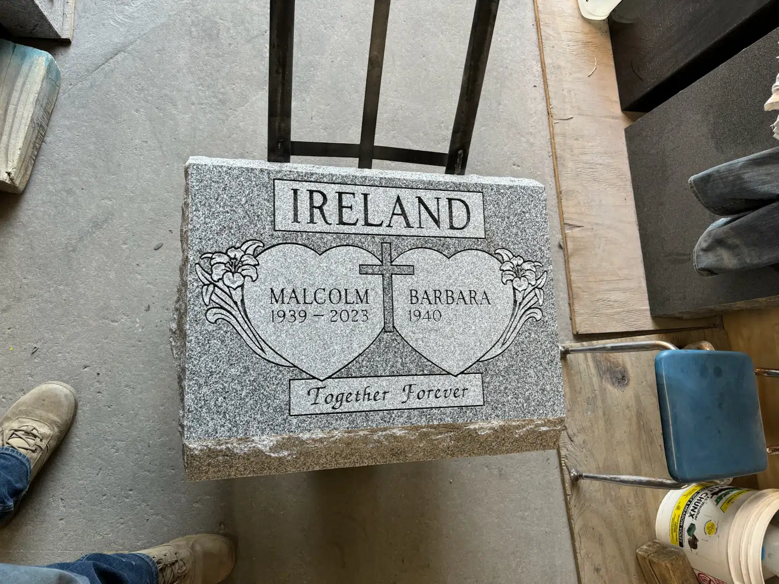granite Headstone Engraving / Etching hand-carved by NJ Tombstone Engraving in NJ — image 4